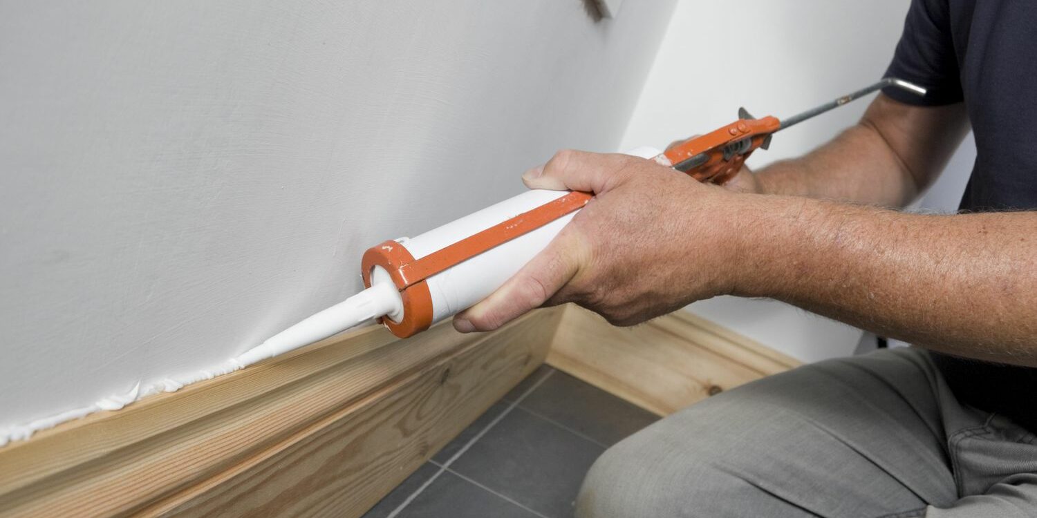 Seal Gaps With Caulk
